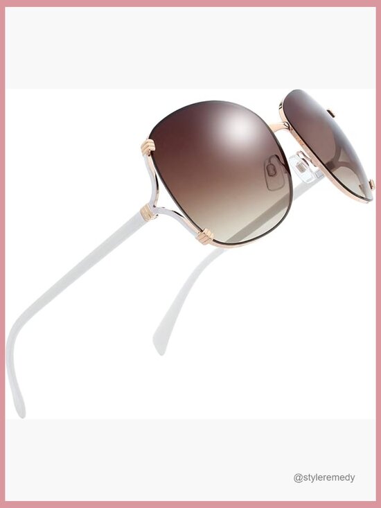 Metal Frame Polarized Sunglasses with UV400 Protection main image 5